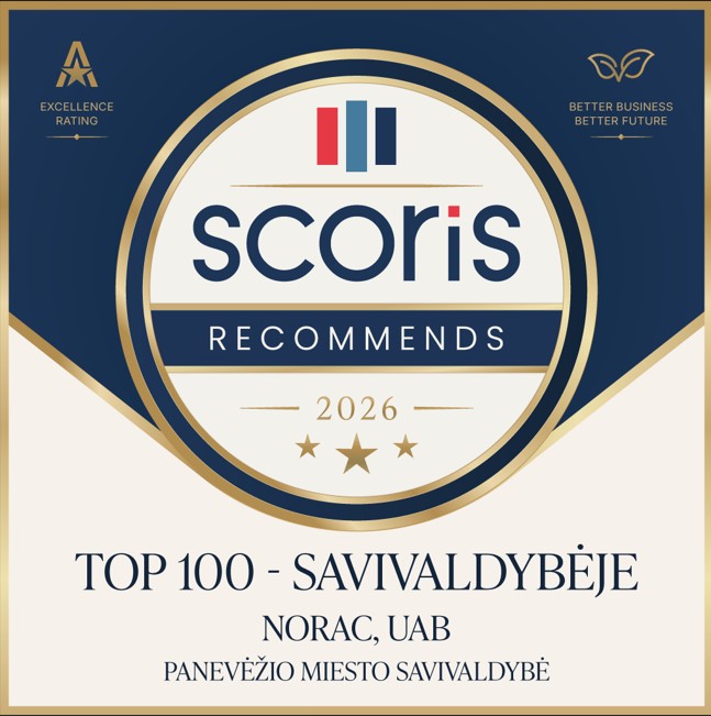 Scoris Panevėžio miesto TOP 100 2026